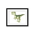 Picture of Green Dino _GroupedProduct_Rectangle_Landscape_Mini_ _GroupedProduct_Rectangle_Landscape_Framed_Matted_