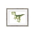 Picture of Green Dino _GroupedProduct_Rectangle_Landscape_Mini_ _GroupedProduct_Rectangle_Landscape_Framed_Matted_