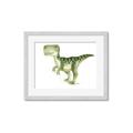 Picture of Green Dino _GroupedProduct_Rectangle_Landscape_Mini_ _GroupedProduct_Rectangle_Landscape_Framed_Matted_