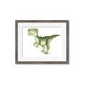 Picture of Green Dino _GroupedProduct_Rectangle_Landscape_Mini_ _GroupedProduct_Rectangle_Landscape_Framed_Matted_