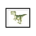Picture of Green Dino _GroupedProduct_Rectangle_Landscape_Mini_ _GroupedProduct_Rectangle_Landscape_Framed_Matted_