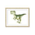 Picture of Green Dino _GroupedProduct_Rectangle_Landscape_Mini_ _GroupedProduct_Rectangle_Landscape_Framed_Matted_