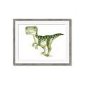 Picture of Green Dino _GroupedProduct_Rectangle_Landscape_Mini_ _GroupedProduct_Rectangle_Landscape_Framed_Matted_