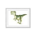 Picture of Green Dino _GroupedProduct_Rectangle_Landscape_Mini_ _GroupedProduct_Rectangle_Landscape_Framed_Matted_