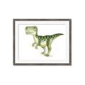 Picture of Green Dino _GroupedProduct_Rectangle_Landscape_Mini_ _GroupedProduct_Rectangle_Landscape_Framed_Matted_