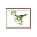 Picture of Green Dino _GroupedProduct_Rectangle_Landscape_Mini_ _GroupedProduct_Rectangle_Landscape_Framed_Matted_
