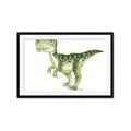 Picture of Green Dino _GroupedProduct_Rectangle_Landscape_Mini_ _GroupedProduct_Rectangle_Landscape_Framed_Matted_
