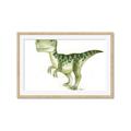 Picture of Green Dino _GroupedProduct_Rectangle_Landscape_Mini_ _GroupedProduct_Rectangle_Landscape_Framed_Matted_