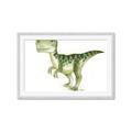 Picture of Green Dino _GroupedProduct_Rectangle_Landscape_Mini_ _GroupedProduct_Rectangle_Landscape_Framed_Matted_
