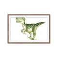 Picture of Green Dino _GroupedProduct_Rectangle_Landscape_Mini_ _GroupedProduct_Rectangle_Landscape_Framed_Matted_