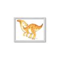 Picture of Yellow Dino _GroupedProduct_Rectangle_Landscape_Mini_ _GroupedProduct_Rectangle_Landscape_Framed_Matted_
