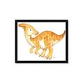 Picture of Yellow Dino _GroupedProduct_Rectangle_Landscape_Mini_ _GroupedProduct_Rectangle_Landscape_Framed_Matted_