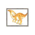 Picture of Yellow Dino _GroupedProduct_Rectangle_Landscape_Mini_ _GroupedProduct_Rectangle_Landscape_Framed_Matted_