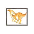 Picture of Yellow Dino _GroupedProduct_Rectangle_Landscape_Mini_ _GroupedProduct_Rectangle_Landscape_Framed_Matted_