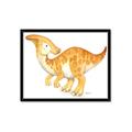 Picture of Yellow Dino _GroupedProduct_Rectangle_Landscape_Mini_ _GroupedProduct_Rectangle_Landscape_Framed_Matted_