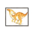 Picture of Yellow Dino _GroupedProduct_Rectangle_Landscape_Mini_ _GroupedProduct_Rectangle_Landscape_Framed_Matted_