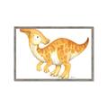 Picture of Yellow Dino _GroupedProduct_Rectangle_Landscape_Mini_ _GroupedProduct_Rectangle_Landscape_Framed_Matted_