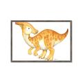 Picture of Yellow Dino _GroupedProduct_Rectangle_Landscape_Mini_ _GroupedProduct_Rectangle_Landscape_Framed_Matted_