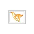 Picture of Yellow Dino _GroupedProduct_Rectangle_Landscape_Mini_ _GroupedProduct_Rectangle_Landscape_Framed_Matted_