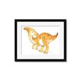 Picture of Yellow Dino _GroupedProduct_Rectangle_Landscape_Mini_ _GroupedProduct_Rectangle_Landscape_Framed_Matted_