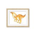 Picture of Yellow Dino _GroupedProduct_Rectangle_Landscape_Mini_ _GroupedProduct_Rectangle_Landscape_Framed_Matted_