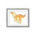 Picture of Yellow Dino _GroupedProduct_Rectangle_Landscape_Mini_ _GroupedProduct_Rectangle_Landscape_Framed_Matted_