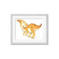 Picture of Yellow Dino _GroupedProduct_Rectangle_Landscape_Mini_ _GroupedProduct_Rectangle_Landscape_Framed_Matted_
