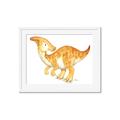 Picture of Yellow Dino _GroupedProduct_Rectangle_Landscape_Mini_ _GroupedProduct_Rectangle_Landscape_Framed_Matted_