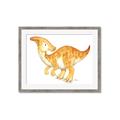 Picture of Yellow Dino _GroupedProduct_Rectangle_Landscape_Mini_ _GroupedProduct_Rectangle_Landscape_Framed_Matted_
