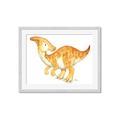 Picture of Yellow Dino _GroupedProduct_Rectangle_Landscape_Mini_ _GroupedProduct_Rectangle_Landscape_Framed_Matted_