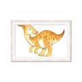 Picture of Yellow Dino _GroupedProduct_Rectangle_Landscape_Mini_ _GroupedProduct_Rectangle_Landscape_Framed_Matted_