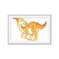 Picture of Yellow Dino _GroupedProduct_Rectangle_Landscape_Mini_ _GroupedProduct_Rectangle_Landscape_Framed_Matted_