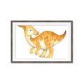 Picture of Yellow Dino _GroupedProduct_Rectangle_Landscape_Mini_ _GroupedProduct_Rectangle_Landscape_Framed_Matted_