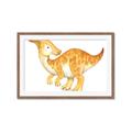 Picture of Yellow Dino _GroupedProduct_Rectangle_Landscape_Mini_ _GroupedProduct_Rectangle_Landscape_Framed_Matted_