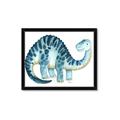 Picture of Blue Dino _GroupedProduct_Rectangle_Landscape_Mini_ _GroupedProduct_Rectangle_Landscape_Framed_Matted_