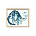 Picture of Blue Dino _GroupedProduct_Rectangle_Landscape_Mini_ _GroupedProduct_Rectangle_Landscape_Framed_Matted_