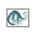 Picture of Blue Dino _GroupedProduct_Rectangle_Landscape_Mini_ _GroupedProduct_Rectangle_Landscape_Framed_Matted_