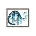 Picture of Blue Dino _GroupedProduct_Rectangle_Landscape_Mini_ _GroupedProduct_Rectangle_Landscape_Framed_Matted_