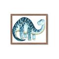 Picture of Blue Dino _GroupedProduct_Rectangle_Landscape_Mini_ _GroupedProduct_Rectangle_Landscape_Framed_Matted_