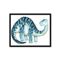 Picture of Blue Dino _GroupedProduct_Rectangle_Landscape_Mini_ _GroupedProduct_Rectangle_Landscape_Framed_Matted_