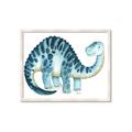 Picture of Blue Dino _GroupedProduct_Rectangle_Landscape_Mini_ _GroupedProduct_Rectangle_Landscape_Framed_Matted_
