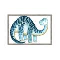 Picture of Blue Dino _GroupedProduct_Rectangle_Landscape_Mini_ _GroupedProduct_Rectangle_Landscape_Framed_Matted_