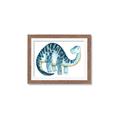 Picture of Blue Dino _GroupedProduct_Rectangle_Landscape_Mini_ _GroupedProduct_Rectangle_Landscape_Framed_Matted_