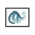 Picture of Blue Dino _GroupedProduct_Rectangle_Landscape_Mini_ _GroupedProduct_Rectangle_Landscape_Framed_Matted_