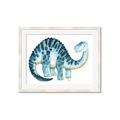 Picture of Blue Dino _GroupedProduct_Rectangle_Landscape_Mini_ _GroupedProduct_Rectangle_Landscape_Framed_Matted_