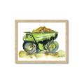 Picture of Green Dump Truck  _GroupedProduct_Rectangle_Landscape_Mini_ _GroupedProduct_Rectangle_Landscape_Framed_Matted_