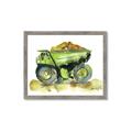 Picture of Green Dump Truck  _GroupedProduct_Rectangle_Landscape_Mini_ _GroupedProduct_Rectangle_Landscape_Framed_Matted_