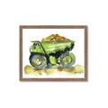 Picture of Green Dump Truck  _GroupedProduct_Rectangle_Landscape_Mini_ _GroupedProduct_Rectangle_Landscape_Framed_Matted_