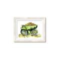 Picture of Green Dump Truck  _GroupedProduct_Rectangle_Landscape_Mini_ _GroupedProduct_Rectangle_Landscape_Framed_Matted_