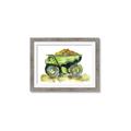 Picture of Green Dump Truck  _GroupedProduct_Rectangle_Landscape_Mini_ _GroupedProduct_Rectangle_Landscape_Framed_Matted_
